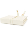 Small Book Logo Detail Leather Clutch Bag White - MARNI - BALAAN 6