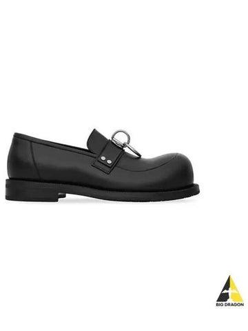 Bulb Toe Ring Loafer Black MRSS231035LGM - MARTINE ROSE - BALAAN 1