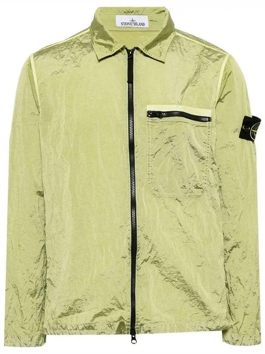 Nylon Metal Econyl Regenerated Zip-Up Jacket Yellow - STONE ISLAND - BALAAN 2