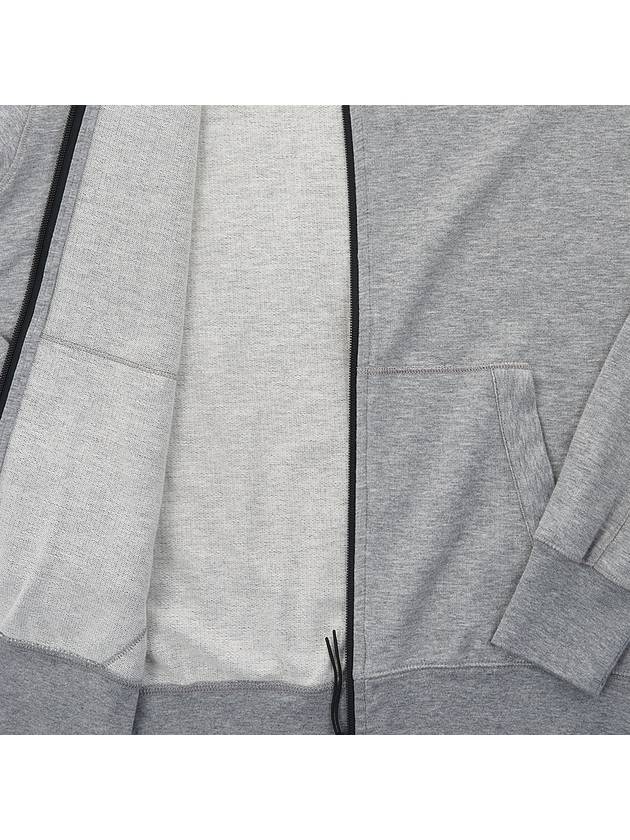 Light Fleece Hooded Zip-Up Gray - CP COMPANY - BALAAN 11