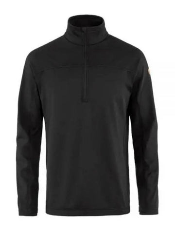 Men s Abisko Lite Fleece Half Zip 87113550 M - FJALL RAVEN - BALAAN 1