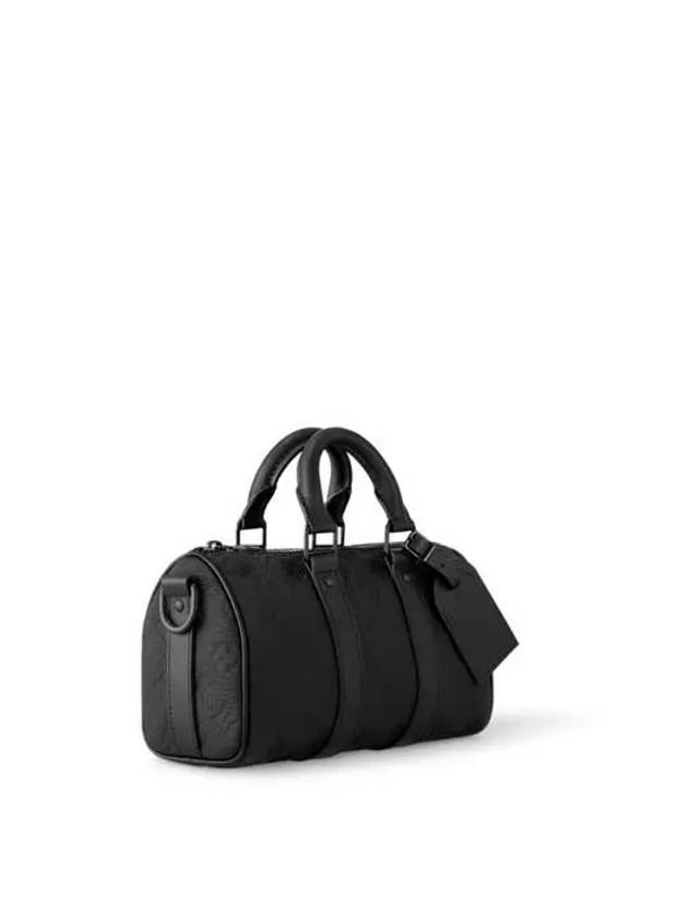 Keepall Bandouliere 25 Taurillon Monogram Tote Bag Black - LOUIS VUITTON - BALAAN 4