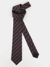 Round Interlocking G Rope Silk Tie Navy Blue - GUCCI - BALAAN 3