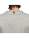 Men's Medium Weight Jersey Tipped Pocket Crewneck Short Sleeve T-Shirt Light Grey - THOM BROWNE - BALAAN 9