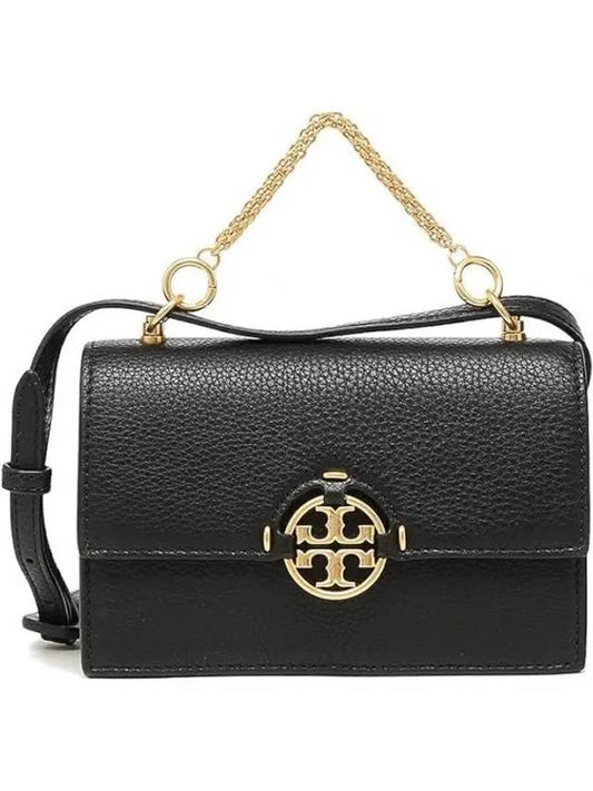 Miller Chain Tote Mini Bag Black - TORY BURCH - BALAAN 2