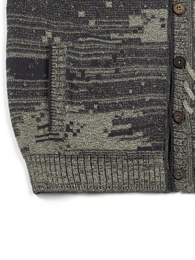 Mosaic Urban Knit Vest Cardigan Green - IOEDLE - BALAAN 6