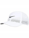 Dri Fit ADV Club Structured Swoosh Ball Cap White - NIKE - BALAAN 3