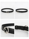 Blondie Interlocking G Buckle Leather Belt Black - GUCCI - BALAAN 3