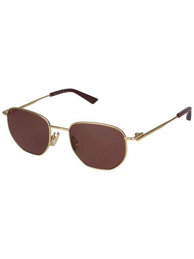 Sunglasses BV1301S 003 Gold - BOTTEGA VENETA - BALAAN 3