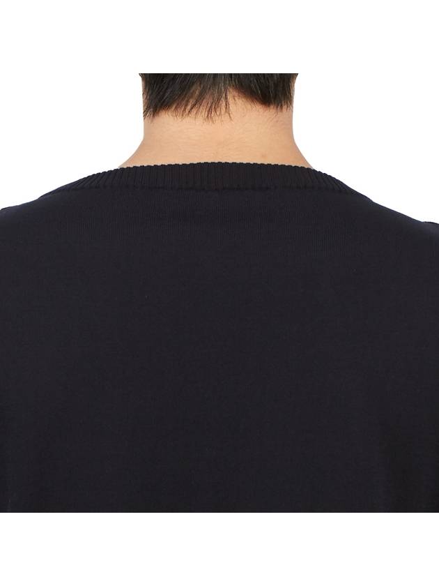 Boatman Organic Cotton Short Sleeve Knit Top Navy - ANDERSEN-ANDERSEN - BALAAN 8