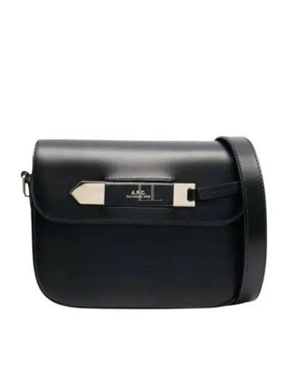 Charlotte Leather Small Cross Bag Black - A.P.C. - BALAAN 2