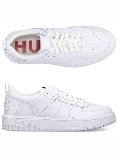 Embossed Logo Low Top Sneakers White - HUGO BOSS - BALAAN 2