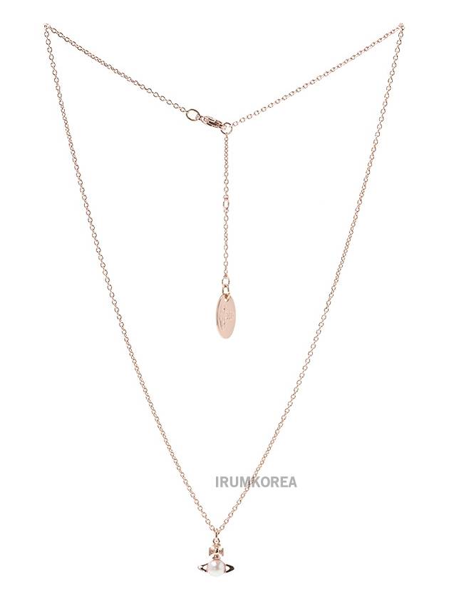 Balbina Pearl Pendant Necklace Pink Gold - VIVIENNE WESTWOOD - BALAAN 9