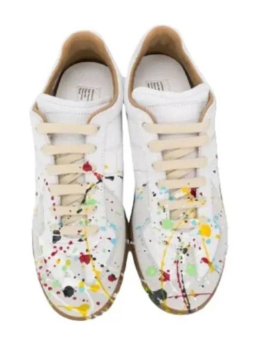 Replica Paint Drop Sneakers White Multi - MAISON MARGIELA - BALAAN 1