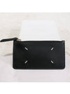 Signature Stitch Zipper Card Wallet Black - MAISON MARGIELA - BALAAN 3