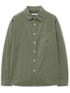 Essence Garment Washed Shirt KHAKI - WEST GRAND BOULEVARD - BALAAN 1