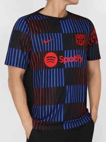 FC Barcelona short sleeve t shirt dry fit academy pro away pre match top FV1194 011 domestic product GQN124080169258 - NIKE - BALAAN 1