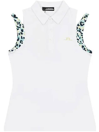 Genuine Women s Malaika Sleeveless Top White GWJT09179 0000 - J.LINDEBERG - BALAAN 2