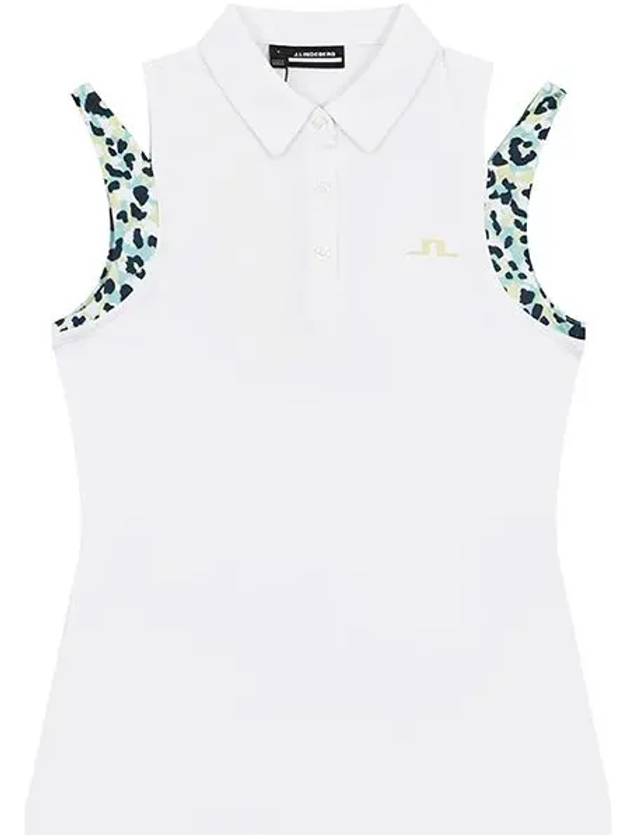 Genuine Women s Malaika Sleeveless Top White GWJT09179 0000 - J.LINDEBERG - BALAAN 2