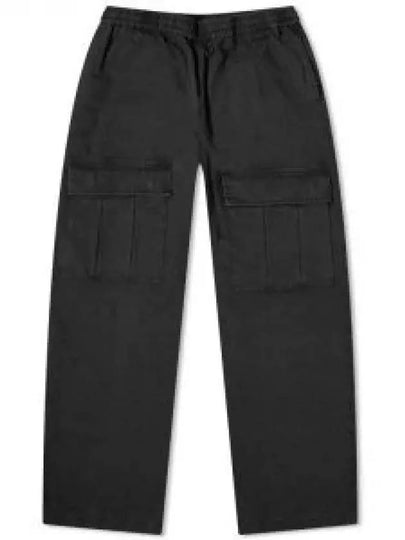 Ripstop Cargo Straight Pants Black - ACNE STUDIOS - BALAAN 2