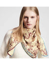 Licorne Square 90 Scarf Beige - LOUIS VUITTON - BALAAN 2