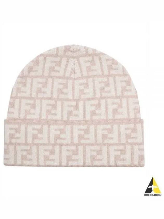 Wool Beanie Beige - FENDI - BALAAN 2