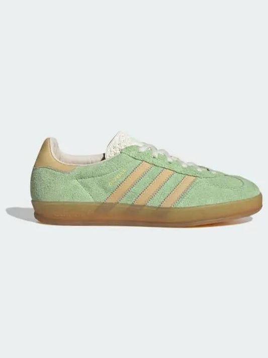 Gazelle Indoor Suede Low Top Sneakers Semi Green Spark - ADIDAS - BALAAN 2