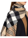 Check Fringe Cashmere Muffler - BURBERRY - BALAAN 3