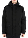 David-TC Down Short Parka Black - STONE ISLAND - BALAAN 3