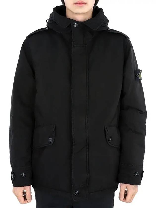 David-TC Down Short Parka Black - STONE ISLAND - BALAAN 2