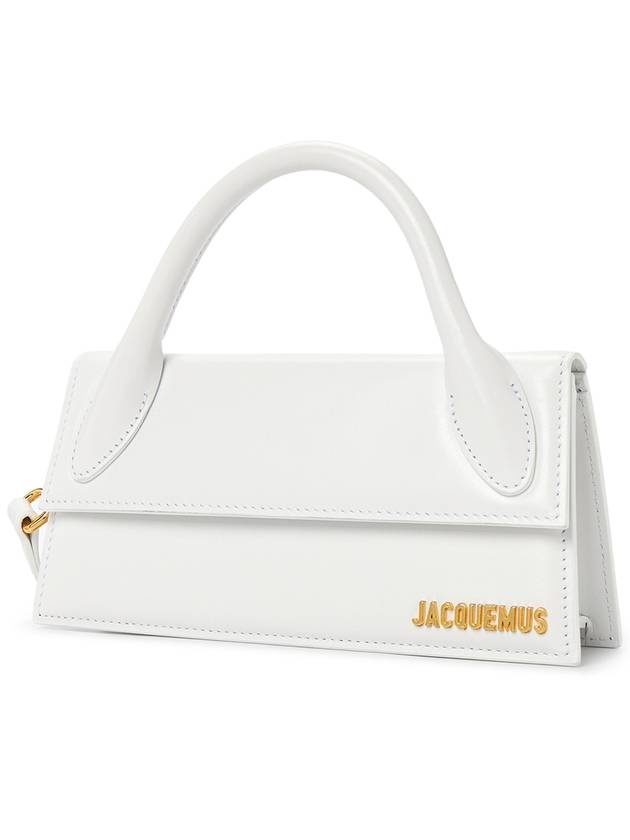 Le Chiquito Leather Tote Bag White - JACQUEMUS - BALAAN 3