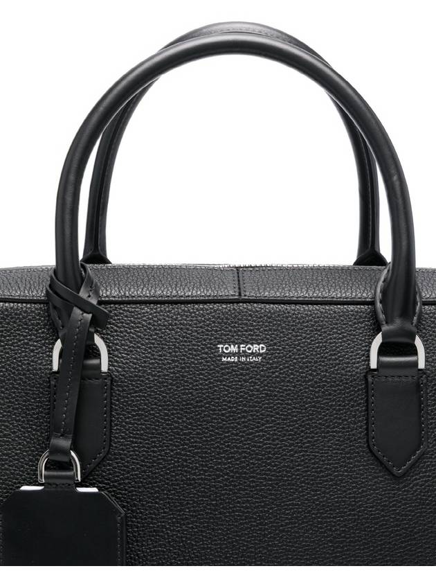 Grained Leather Elliot Brief Case Black - TOM FORD - BALAAN 5