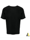 Pleated Fabric Short Sleeve T-Shirt Black - ISSEY MIYAKE - BALAAN 2