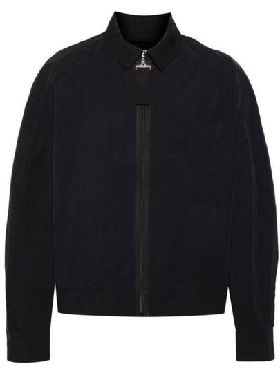 Linu Embossed Logo Zip-up Jacket Black - JACQUEMUS - BALAAN 2