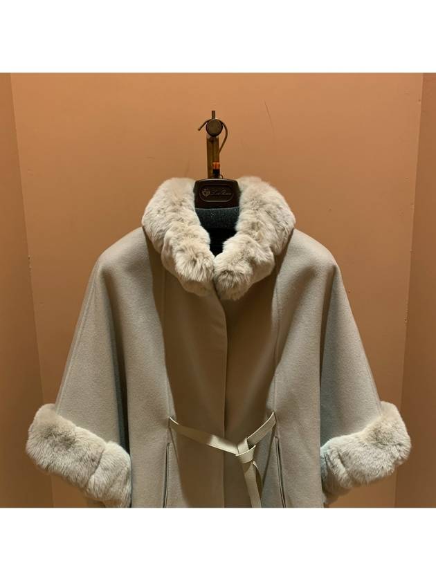 Loro Piana Salzburg Cashmere Cape Inca Stone - LORO PIANA - BALAAN 3