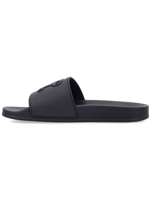 Palm Angels Monogram Full Slippers Black - PALM ANGELS - BALAAN 4