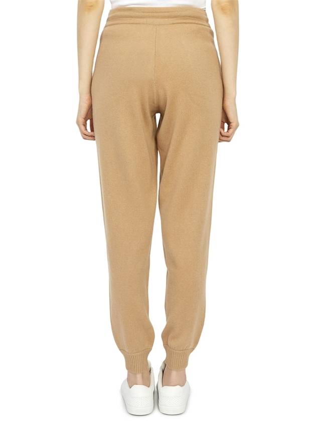 Training Cashmere Track Pants Camel - SPORTY & RICH - BALAAN 5