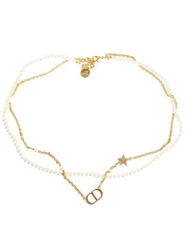 Petit CD Necklace Gold - DIOR - BALAAN 1