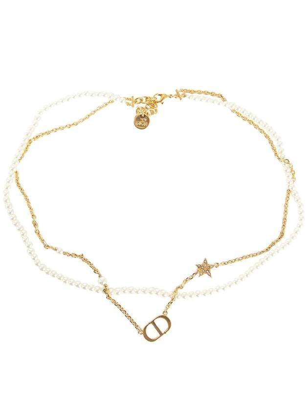 Petit CD Necklace Gold - DIOR - BALAAN 1