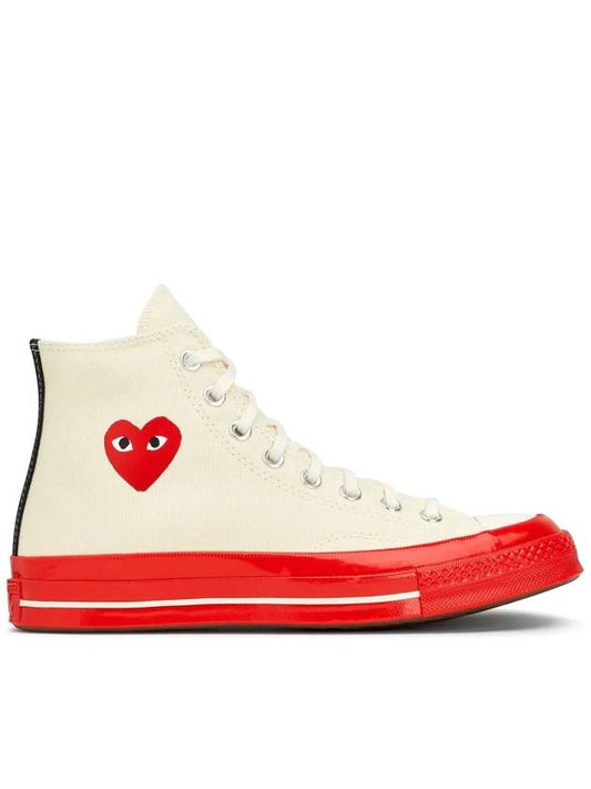 x Converse Chuck 70 High Red Sole White A01794C - COMME DES GARCONS PLAY - BALAAN 2