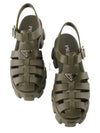 Monolith Rubber Sandals Military Green - PRADA - BALAAN 2