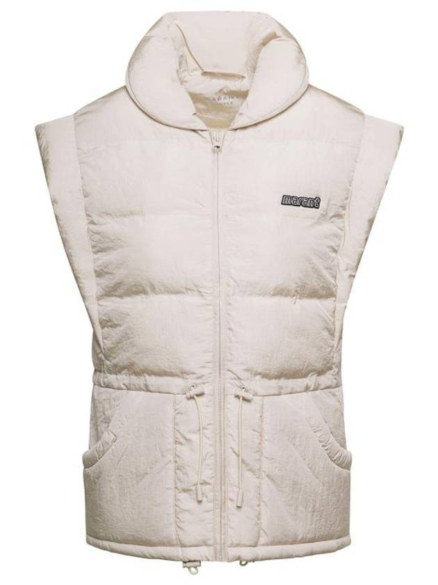 Women's Toby Padded Vest Ecru - ISABEL MARANT ETOILE - BALAAN 1