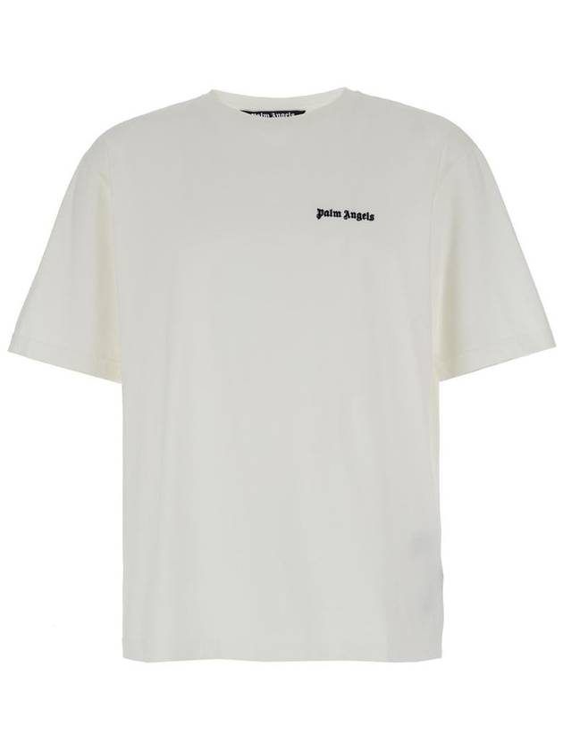 Short Sleeve T-Shirt PMAA089S24JE R001 0303 WHITE - PALM ANGELS - BALAAN 2