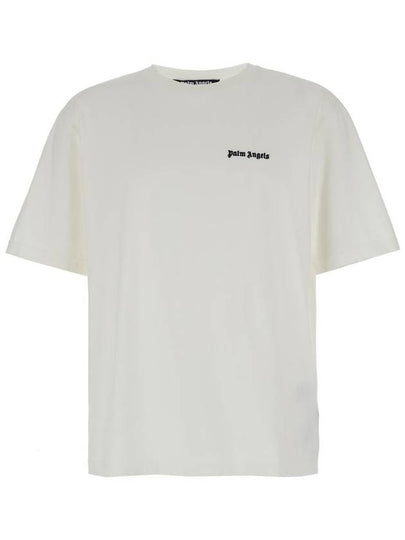 Short Sleeve T-Shirt PMAA089S24JE R001 0303 WHITE - PALM ANGELS - BALAAN 2