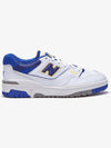 550 Logo Low Top Sneakers White Blue - NEW BALANCE - BALAAN 3