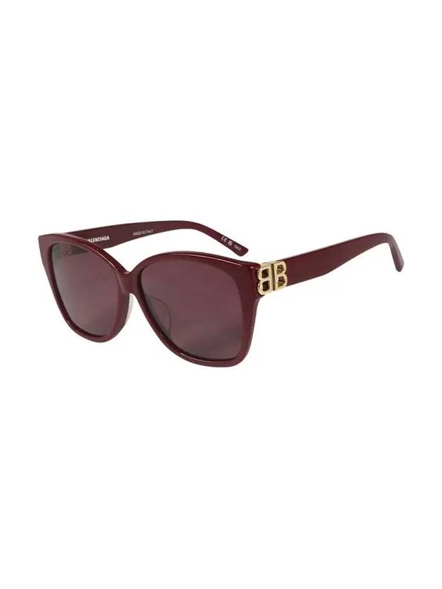 Eyewear Square Acetate Sunglasses Burgundy - BALENCIAGA - BALAAN 4