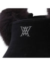 Official W REAL FUR SNOW WINTER VISOR BK - ANEWGOLF - BALAAN 5