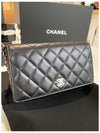 Pearl Strap Woc Gold Lambskin Chain Cross Bag Black AP2579 B07531 94305 - CHANEL - BALAAN 7