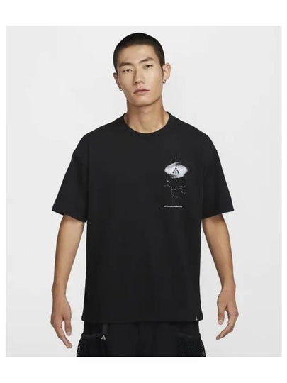 ACG Dri Fit Galaxy Short Sleeve T-Shirt Black - NIKE - BALAAN 2