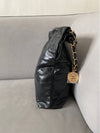 Shiny Calfskin 22 Small Shoulder Bag Black - CHANEL - BALAAN 4